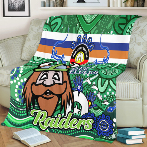Canberra Raiders Naidoc Week Custom Blanket - For Our Elders Home Jersey Blanket Canberra Raiders Naidoc Week Custom Blanket - For Our Elders Home Jersey Blanket