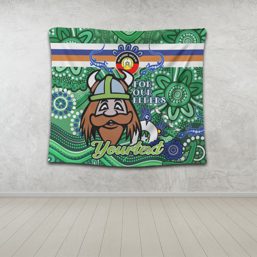 Canberra Raiders Naidoc Week Custom Tapestry - For Our Elders Home Jersey Tapestry Canberra Raiders Naidoc Week Custom Tapestry - For Our Elders Home Jersey Tapestry