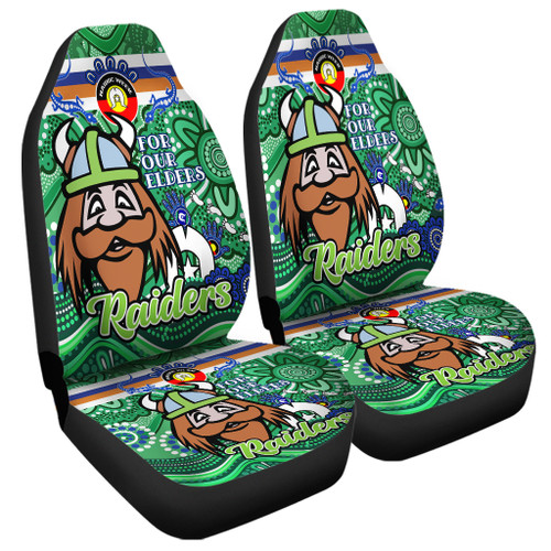 Canberra Raiders Naidoc Week Custom Car Seat Covers - For Our Elders Home Jersey Car Seat Covers Canberra Raiders Naidoc Week Custom Car Seat Covers - For Our Elders Home Jersey Car Seat Covers