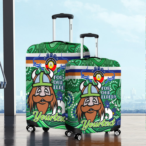 Canberra City Naidoc Week Custom Luggage Cover - For Our Elders Home Jersey Luggage Cover