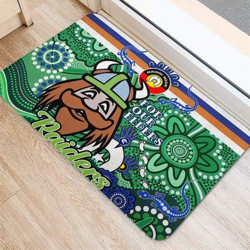 Canberra Raiders Naidoc Week Custom Door Mat - For Our Elders Home Jersey Door Mat Canberra Raiders Naidoc Week Custom Door Mat - For Our Elders Home Jersey Door Mat