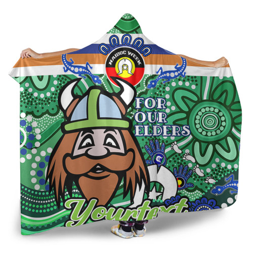 Canberra Raiders Naidoc Week Custom Hooded Blanket - For Our Elders Home Jersey Hooded Blanket Canberra Raiders Naidoc Week Custom Hooded Blanket - For Our Elders Home Jersey Hooded Blanket
