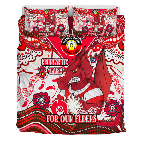 St. George Illawarra Dragons Naidoc Week Custom Bedding Set - For Our Elders Home Jersey Bedding Set St. George Illawarra Dragons Naidoc Week Custom Bedding Set - For Our Elders Home Jersey Bedding Set