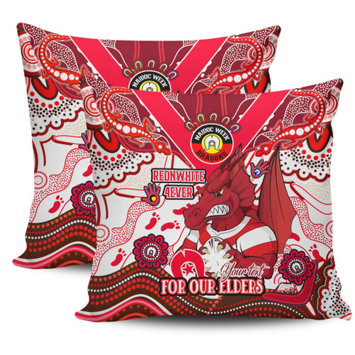 St. George Illawarra Dragons Naidoc Week Custom Pillow Covers - For Our Elders Home Jersey Pillow Covers St. George Illawarra Dragons Naidoc Week Custom Pillow Covers - For Our Elders Home Jersey Pillow Covers