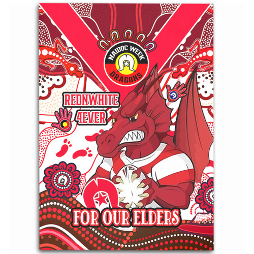 St. George Illawarra Dragons Naidoc Week Custom Area Rug - For Our Elders Home Jersey Area Rug St. George Illawarra Dragons Naidoc Week Custom Area Rug - For Our Elders Home Jersey Area Rug