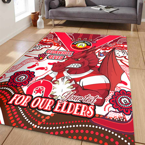 St. George Illawarra Dragons Naidoc Week Custom Area Rug - For Our Elders Home Jersey Area Rug St. George Illawarra Dragons Naidoc Week Custom Area Rug - For Our Elders Home Jersey Area Rug