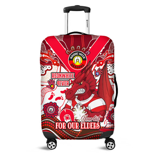 St. George Illawarra Dragons Naidoc Week Custom Luggage Cover - For Our Elders Home Jersey Luggage Cover