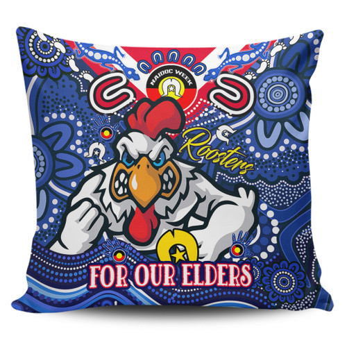 Sydney Roosters Naidoc Week Custom Pillow Covers - For Our Elders Home Jersey Pillow Covers Sydney Roosters Naidoc Week Custom Pillow Covers - For Our Elders Home Jersey Pillow Covers