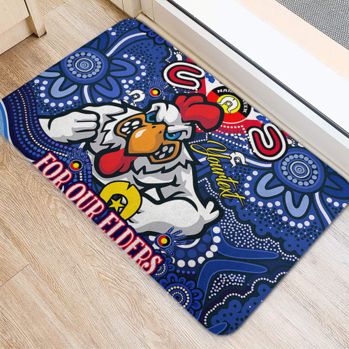 Sydney Roosters Naidoc Week Custom Door Mat - For Our Elders Home Jersey Door Mat Sydney Roosters Naidoc Week Custom Door Mat - For Our Elders Home Jersey Door Mat