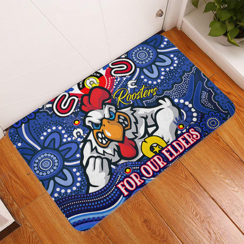 Sydney Roosters Naidoc Week Custom Door Mat - For Our Elders Home Jersey Door Mat Sydney Roosters Naidoc Week Custom Door Mat - For Our Elders Home Jersey Door Mat