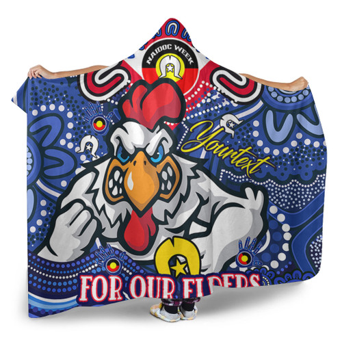 Sydney Roosters Naidoc Week Custom Hooded Blanket - For Our Elders Home Jersey Hooded Blanket Sydney Roosters Naidoc Week Custom Hooded Blanket - For Our Elders Home Jersey Hooded Blanket