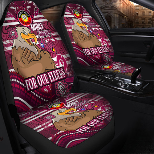 Sydney's Northern Beaches Naidoc Week Custom Car Seat Covers - For Our Elders Home Jersey Car Seat Covers