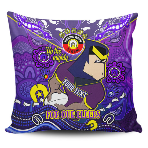Melbourne Storm Naidoc Week Custom Pillow Covers - For Our Elders Home Jersey Pillow Covers Melbourne Storm Naidoc Week Custom Pillow Covers - For Our Elders Home Jersey Pillow Covers