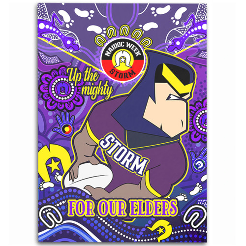 Melbourne Storm Naidoc Week Custom Area Rug - For Our Elders Home Jersey Area Rug Melbourne Storm Naidoc Week Custom Area Rug - For Our Elders Home Jersey Area Rug