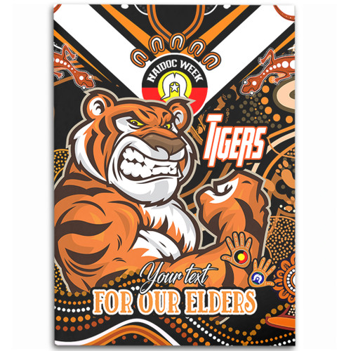Wests Tigers Naidoc Week Custom Area Rug - For Our Elders Home Jersey Area Rug Wests Tigers Naidoc Week Custom Area Rug - For Our Elders Home Jersey Area Rug