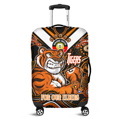 Wests Tigers Naidoc Week Custom Luggage Cover - For Our Elders Home Jersey Luggage Cover Wests Tigers Naidoc Week Custom Luggage Cover - For Our Elders Home Jersey Luggage Cover
