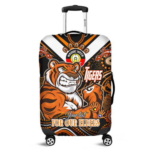 Wests Tigers Naidoc Week Custom Luggage Cover - For Our Elders Home Jersey Luggage Cover Wests Tigers Naidoc Week Custom Luggage Cover - For Our Elders Home Jersey Luggage Cover