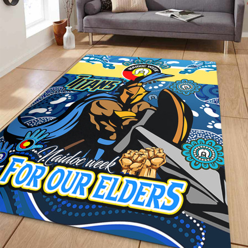 Gold Coast Titans Naidoc Week Custom Area Rug - For Our Elders Home Jersey Area Rug Gold Coast Titans Naidoc Week Custom Area Rug - For Our Elders Home Jersey Area Rug