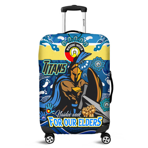 Gold Coast Titans Naidoc Week Custom Luggage Cover - For Our Elders Home Jersey Luggage Cover Gold Coast Titans Naidoc Week Custom Luggage Cover - For Our Elders Home Jersey Luggage Cover