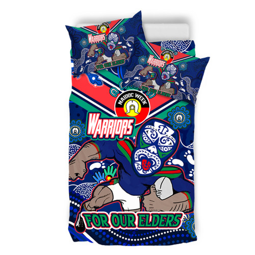 New Zealand Warriors Naidoc Week Custom Bedding Set - For Our Elders Home Jersey Bedding Set New Zealand Warriors Naidoc Week Custom Bedding Set - For Our Elders Home Jersey Bedding Set