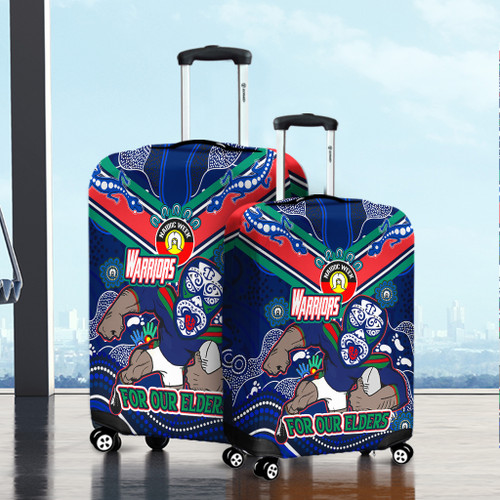 New Zealand Naidoc Week Custom Luggage Cover - For Our Elders Home Jersey Luggage Cover