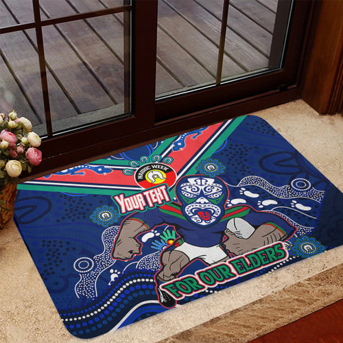 New Zealand Warriors Naidoc Week Custom Door Mat - For Our Elders Home Jersey Door Mat New Zealand Warriors Naidoc Week Custom Door Mat - For Our Elders Home Jersey Door Mat