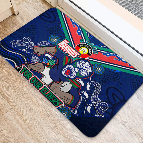 New Zealand Warriors Naidoc Week Custom Door Mat - For Our Elders Home Jersey Door Mat New Zealand Warriors Naidoc Week Custom Door Mat - For Our Elders Home Jersey Door Mat