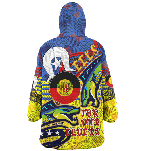 Parramatta Eels Naidoc Week Custom Snug Hoodie - Parramatta Eels Naidoc Week For Our Elders With Dot Art Snug Hoodie Parramatta Eels Naidoc Week Custom Snug Hoodie - Parramatta Eels Naidoc Week For Our Elders With Dot Art Snug Hoodie
