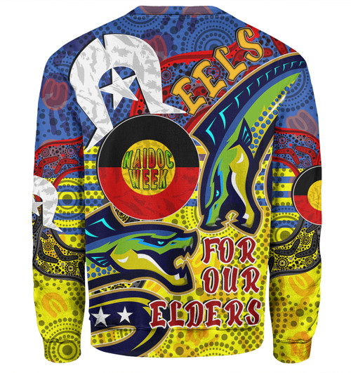 Parramatta Eels Naidoc Week Custom Sweatshirt - Parramatta Eels Naidoc Week For Our Elders With Dot Art Sweatshirt Parramatta Eels Naidoc Week Custom Sweatshirt - Parramatta Eels Naidoc Week For Our Elders With Dot Art Sweatshirt