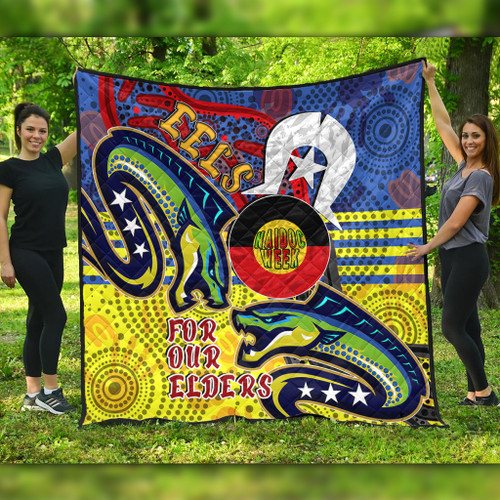 Parramatta Eels Naidoc Week Custom Quilt - Parramatta Eels Naidoc Week For Our Elders With Dot Art Quilt Parramatta Eels Naidoc Week Custom Quilt - Parramatta Eels Naidoc Week For Our Elders With Dot Art Quilt
