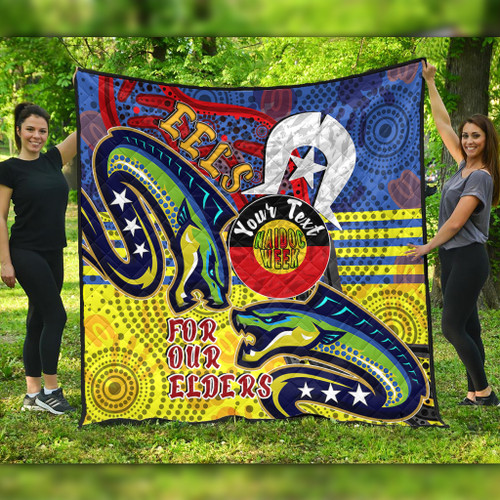 Parramatta Eels Naidoc Week Custom Quilt - Parramatta Eels Naidoc Week For Our Elders With Dot Art Quilt Parramatta Eels Naidoc Week Custom Quilt - Parramatta Eels Naidoc Week For Our Elders With Dot Art Quilt