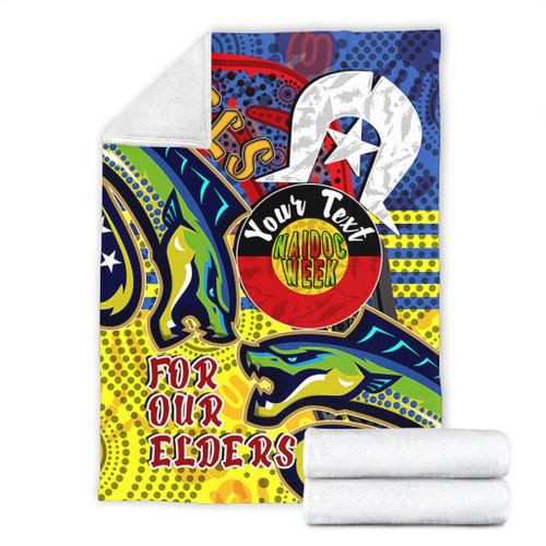 Parramatta Eels Naidoc Week Custom Blanket - Parramatta Eels Naidoc Week For Our Elders With Dot Art Blanket Parramatta Eels Naidoc Week Custom Blanket - Parramatta Eels Naidoc Week For Our Elders With Dot Art Blanket