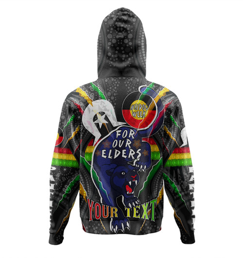 Penrith Panthers Naidoc Week Custom Hoodie - Penrith Panthers Naidoc Week For Our Elders Australian Indigenous Dot Art Hoodie Penrith Panthers Naidoc Week Custom Hoodie - Penrith Panthers Naidoc Week For Our Elders Australian Indigenous Dot Art Hoodie
