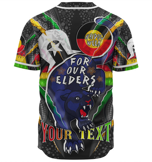 Penrith Panthers Naidoc Week Custom Baseball Shirt - Penrith Panthers Naidoc Week For Our Elders Australian Indigenous Dot Art Baseball Shirt Penrith Panthers Naidoc Week Custom Baseball Shirt - Penrith Panthers Naidoc Week For Our Elders Australian Indigenous Dot Art Baseball Shirt
