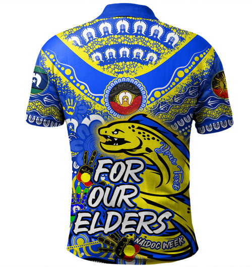 Parramatta Eels Naidoc Week Custom Polo Shirt - For Our Elders Run to Paradise Polo Shirt Parramatta Eels Naidoc Week Custom Polo Shirt - For Our Elders Run to Paradise Polo Shirt
