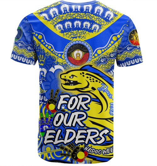 Parramatta Eels Naidoc Week Custom T-shirt - For Our Elders Run to Paradise T-shirt Parramatta Eels Naidoc Week Custom T-shirt - For Our Elders Run to Paradise T-shirt