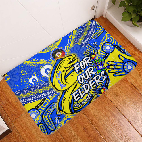 Parramatta Eels Naidoc Week Custom Door Mat - For Our Elders Run to Paradise Door Mat Parramatta Eels Naidoc Week Custom Door Mat - For Our Elders Run to Paradise Door Mat