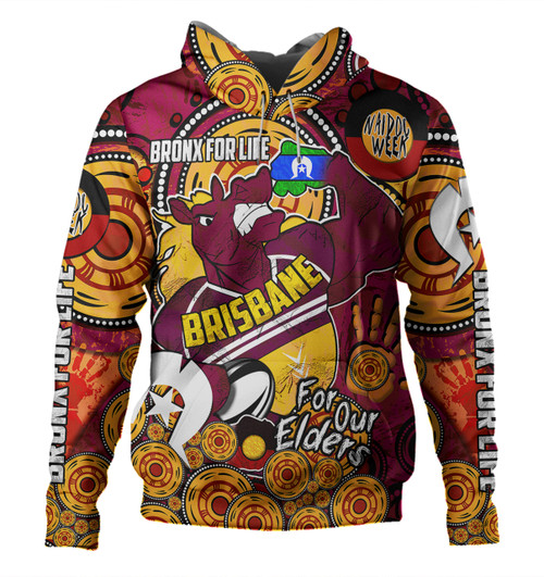 Brisbane Broncos Naidoc Week Custom Hoodie - Brisbane Broncos Naidoc Week For Our Elders Bronx for Life Sport Style Hoodie Brisbane Broncos Naidoc Week Custom Hoodie - Brisbane Broncos Naidoc Week For Our Elders Bronx for Life Sport Style Hoodie