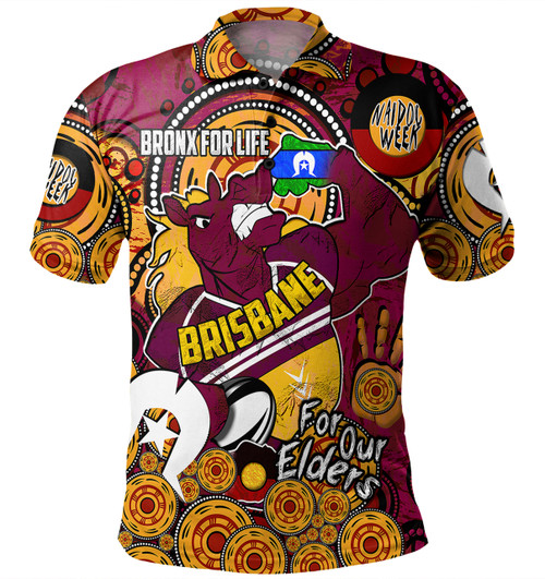 Brisbane Broncos Naidoc Week Custom Polo Shirt - Brisbane Broncos Naidoc Week For Our Elders Bronx for Life Sport Style Polo Shirt Brisbane Broncos Naidoc Week Custom Polo Shirt - Brisbane Broncos Naidoc Week For Our Elders Bronx for Life Sport Style Polo Shirt