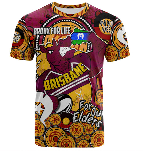 Brisbane Broncos Naidoc Week Custom T-shirt - Brisbane Broncos Naidoc Week For Our Elders Bronx for Life Sport Style T-shirt Brisbane Broncos Naidoc Week Custom T-shirt - Brisbane Broncos Naidoc Week For Our Elders Bronx for Life Sport Style T-shirt