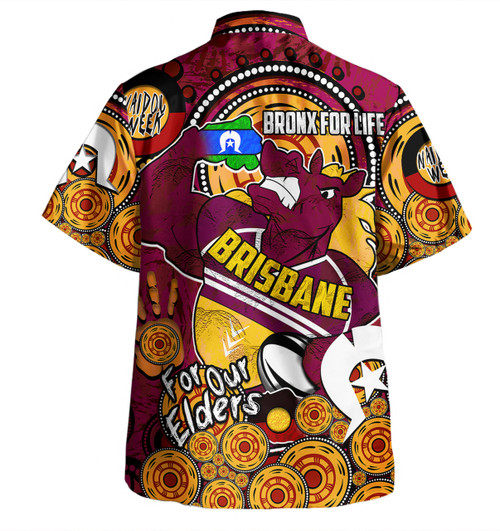 Brisbane Broncos Naidoc Week Custom Hawaiian Shirt - Brisbane Broncos Naidoc Week For Our Elders Bronx for Life Sport Style Hawaiian Shirt Brisbane Broncos Naidoc Week Custom Hawaiian Shirt - Brisbane Broncos Naidoc Week For Our Elders Bronx for Life Sport Style Hawaiian Shirt