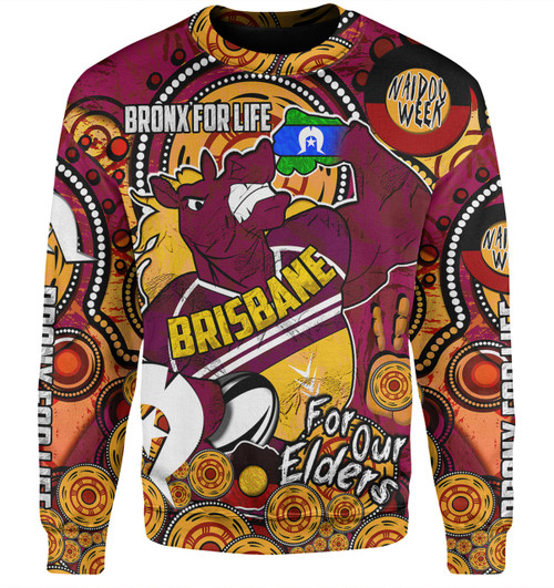 Brisbane Broncos Naidoc Week Custom Sweatshirt - Brisbane Broncos Naidoc Week For Our Elders Bronx for Life Sport Style Sweatshirt Brisbane Broncos Naidoc Week Custom Sweatshirt - Brisbane Broncos Naidoc Week For Our Elders Bronx for Life Sport Style Sweatshirt