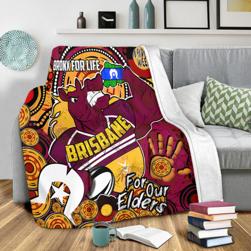 Brisbane Broncos Naidoc Week Custom Blanket - Brisbane Broncos Naidoc Week For Our Elders Bronx for Life Sport Style Blanket Brisbane Broncos Naidoc Week Custom Blanket - Brisbane Broncos Naidoc Week For Our Elders Bronx for Life Sport Style Blanket