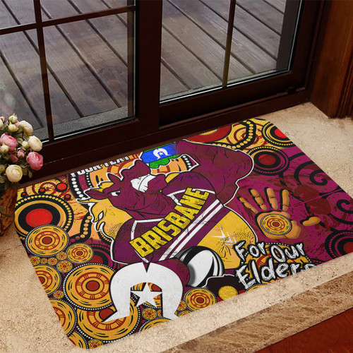 Brisbane Broncos Naidoc Week Custom Door Mat - Brisbane Broncos Naidoc Week For Our Elders Bronx for Life Sport Style Door Mat Brisbane Broncos Naidoc Week Custom Door Mat - Brisbane Broncos Naidoc Week For Our Elders Bronx for Life Sport Style Door Mat