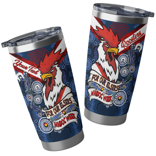 Sydney Roosters Tumbler - Sydney Roosters Naidoc WeekFor Our Elders Dot Art Style With Lizard Sydney Roosters Tumbler - Sydney Roosters Naidoc WeekFor Our Elders Dot Art Style With Lizard