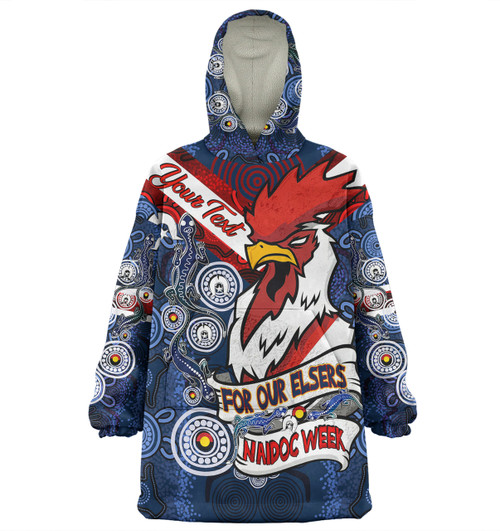 Sydney Roosters Naidoc Week Custom Snug Hoodie - Sydney Roosters Naidoc WeekFor Our Elders Dot Art Style With Lizard Snug Hoodie Sydney Roosters Naidoc Week Custom Snug Hoodie - Sydney Roosters Naidoc WeekFor Our Elders Dot Art Style With Lizard Snug Hoodie