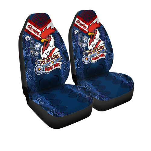 Sydney Roosters Naidoc Week Custom Car Seat Covers - Sydney Roosters Naidoc WeekFor Our Elders Dot Art Style With Lizard Car Seat Covers Sydney Roosters Naidoc Week Custom Car Seat Covers - Sydney Roosters Naidoc WeekFor Our Elders Dot Art Style With Lizard Car Seat Covers