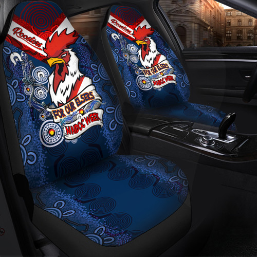 Sydney Roosters Naidoc Week Custom Car Seat Covers - Sydney Roosters Naidoc WeekFor Our Elders Dot Art Style With Lizard Car Seat Covers Sydney Roosters Naidoc Week Custom Car Seat Covers - Sydney Roosters Naidoc WeekFor Our Elders Dot Art Style With Lizard Car Seat Covers