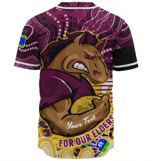 Brisbane Broncos Naidoc Week Custom Baseball Shirt - Brisbane Broncos For Our Elders Aboriginal Inspired Baseball Shirt Brisbane Broncos Naidoc Week Custom Baseball Shirt - Brisbane Broncos For Our Elders Aboriginal Inspired Baseball Shirt
