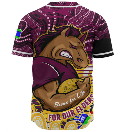 Brisbane Broncos Naidoc Week Custom Baseball Shirt - Brisbane Broncos For Our Elders Aboriginal Inspired Baseball Shirt Brisbane Broncos Naidoc Week Custom Baseball Shirt - Brisbane Broncos For Our Elders Aboriginal Inspired Baseball Shirt